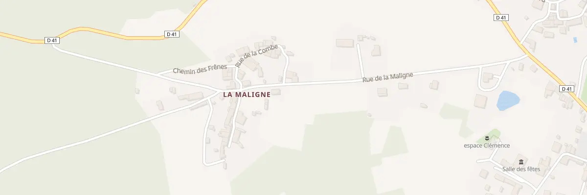 Plan du 43 Rue de la Maligne à Saint-Germain-du-Salembre