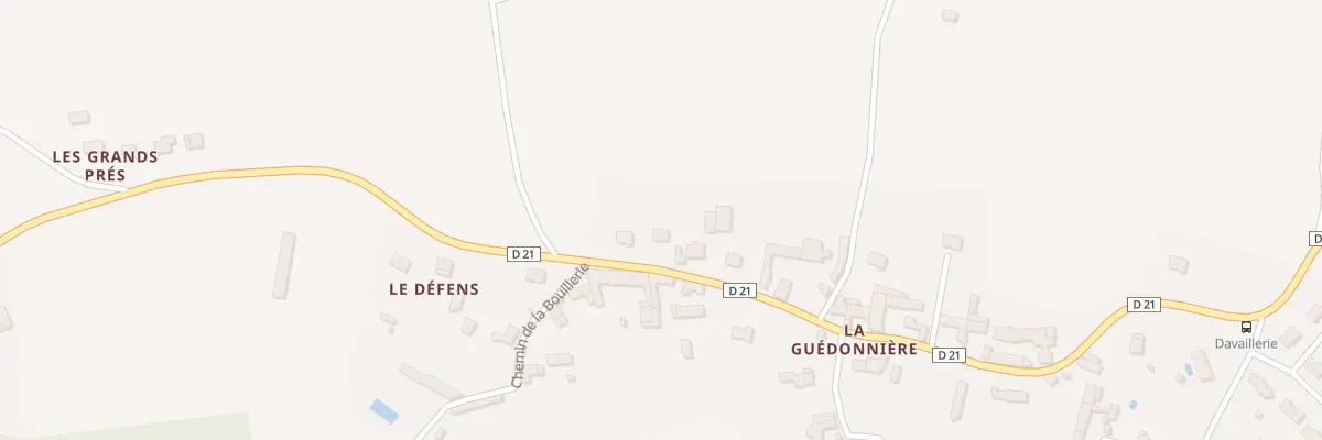 Plan du 5 La Guedonniere à Colombiers