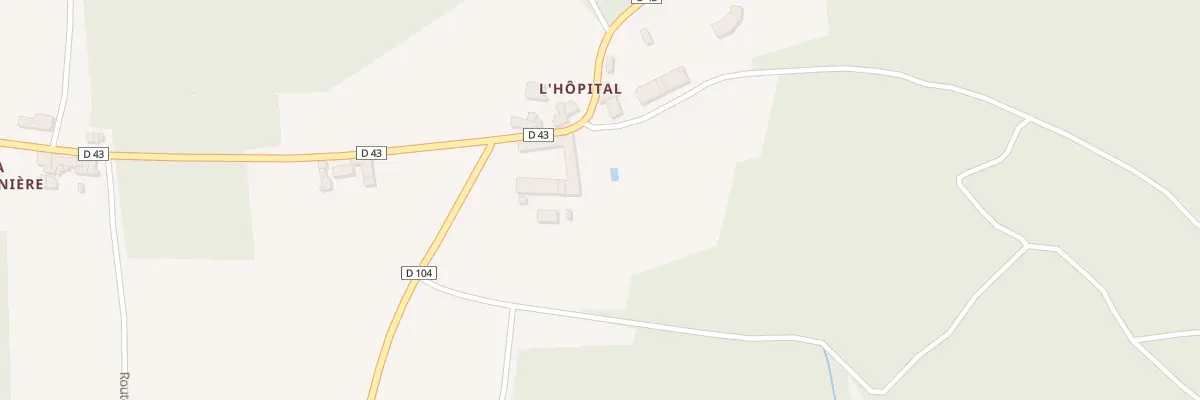 Plan du 98 L’Hopital Ouest à Chantérac