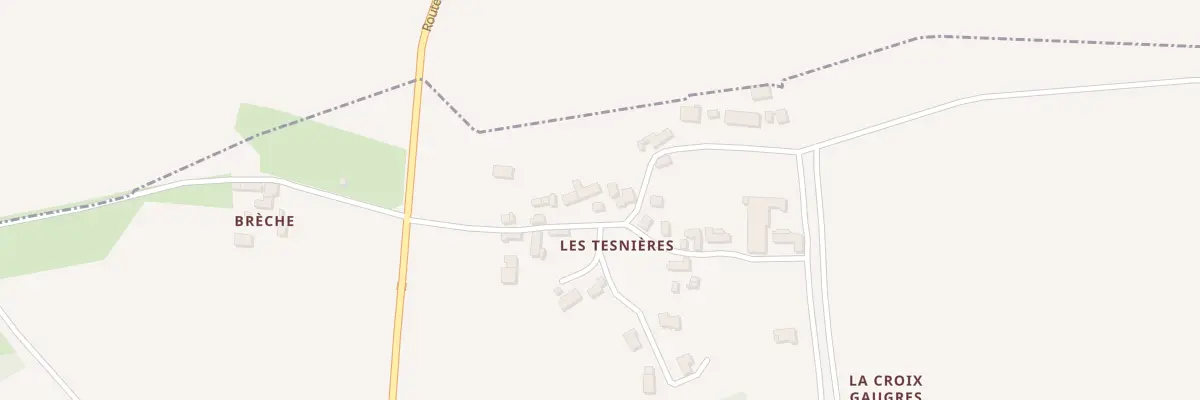 Plan du 5 Ham des Tesnieres à Saint-Pierre-de-Chevillé