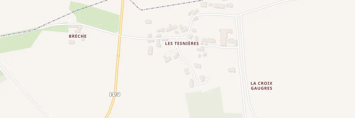 Plan du 8 Ham des Tesnieres à Saint-Pierre-de-Chevillé