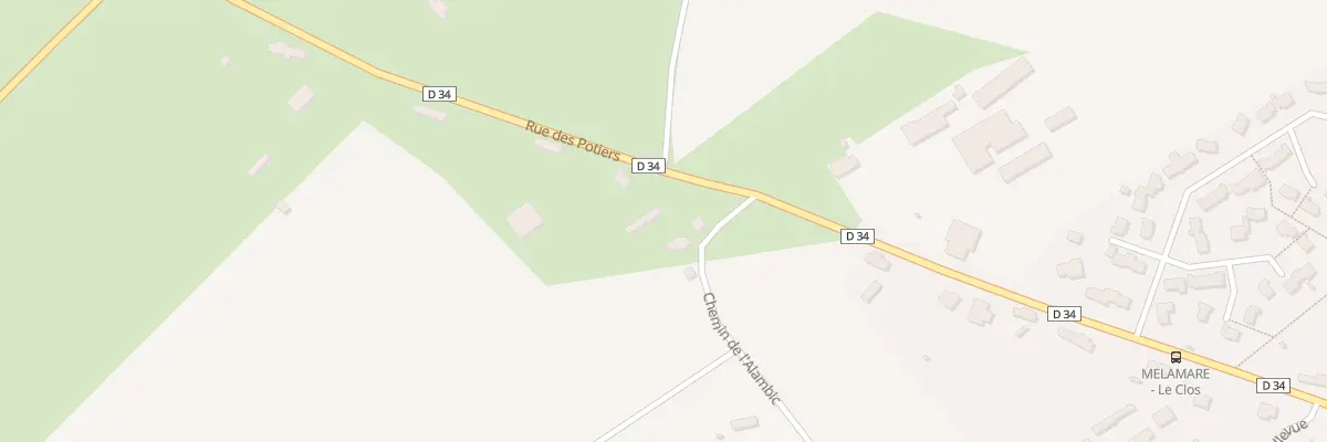Plan du 5132 Plateau de Bellevue à Mélamare
