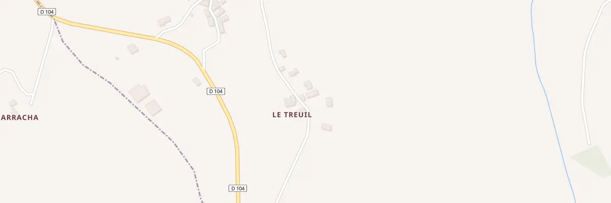 Plan du 72A Le Treuil à Douchapt