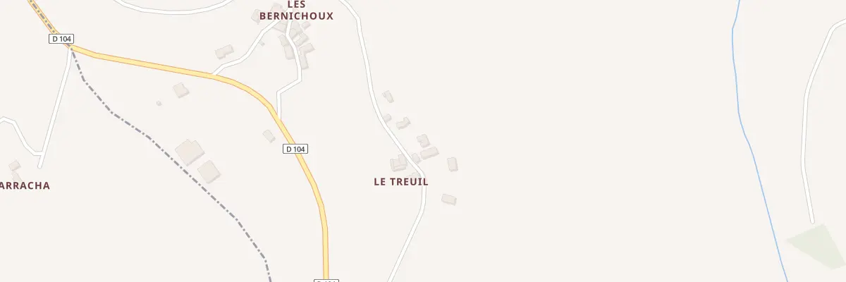 Plan du 71A Le Treuil à Douchapt