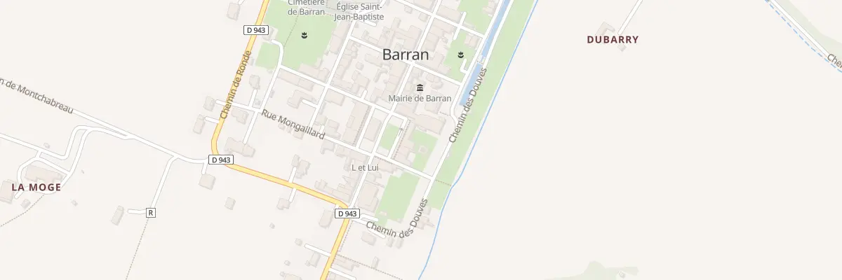 Plan du 3 Pl du Marche à Barran
