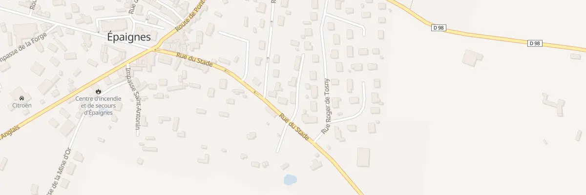 Plan du 23B Rue du Stade à Épaignes
