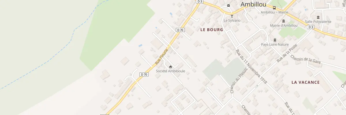 Plan du 9 Rue Fleurie à Ambillou