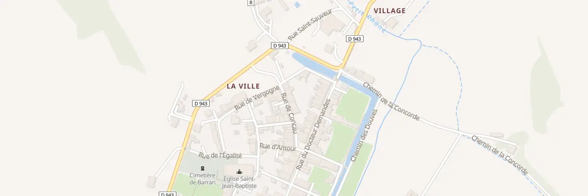 Plan du 6 Rue de Concau à Barran