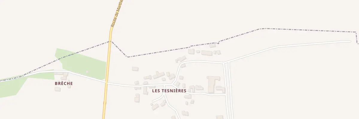Plan du 9 Ham des Tesnieres à Saint-Pierre-de-Chevillé