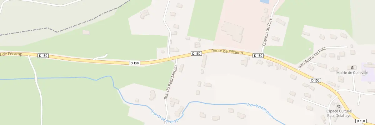 Plan du 377 Rte de Fecamp à Colleville