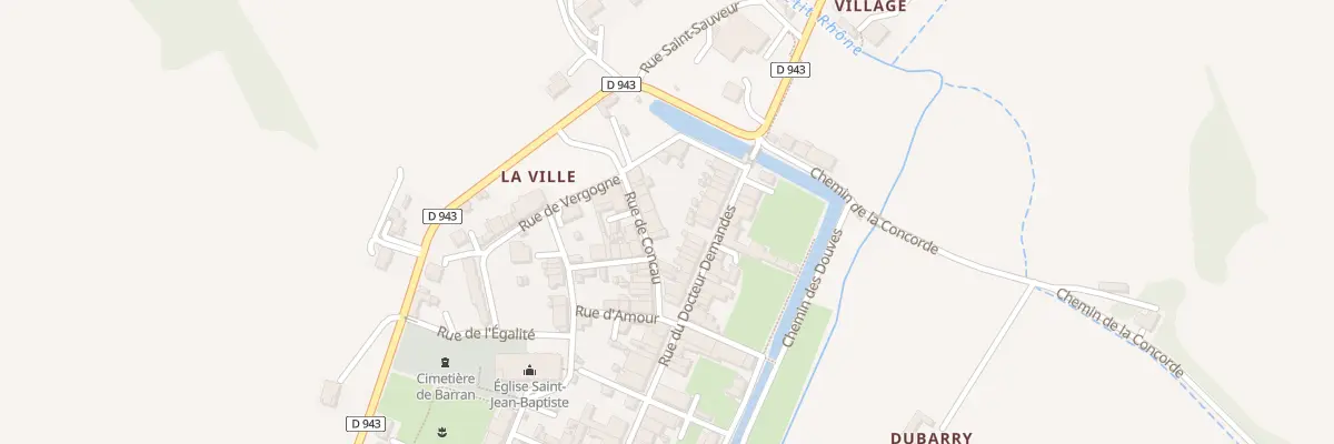 Plan du 5123 Rue de Concau à Barran