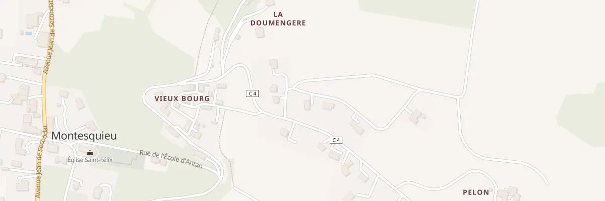 Plan du 1043 Rue Diderot à Montesquieu