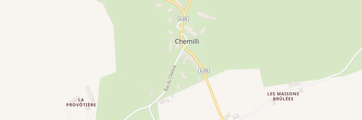 Plan du 64 Le Bourg à Chemilli