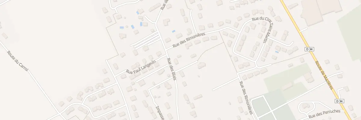 Plan du 210 Rue des Blais à Cinq-Mars-la-Pile