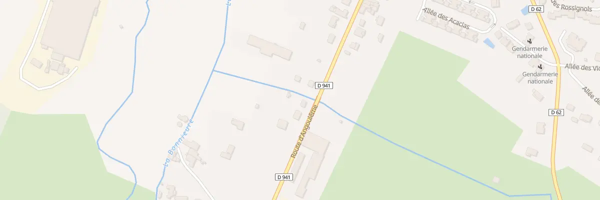 Plan du 32 Rte d’Angouleme à Chasseneuil-sur-Bonnieure