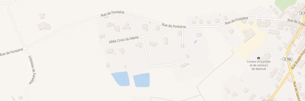 Plan du 1 All Croix du Merle à Mareuil en Périgord