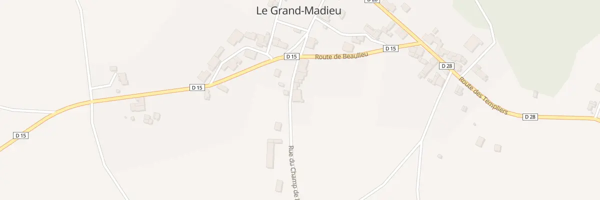 Plan du 9 Rue du Champ de l’Orme au Grand-Madieu