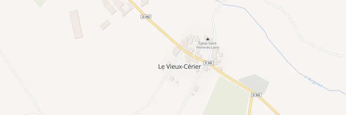 Plan du 4 Rue de la Gare au Vieux-Cérier