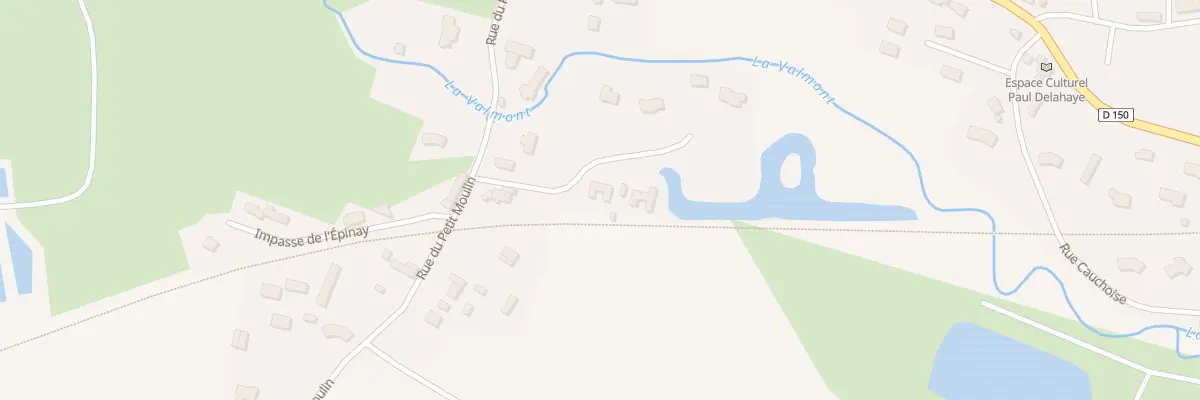 Plan du 211 Rue du Petit Moulin à Colleville