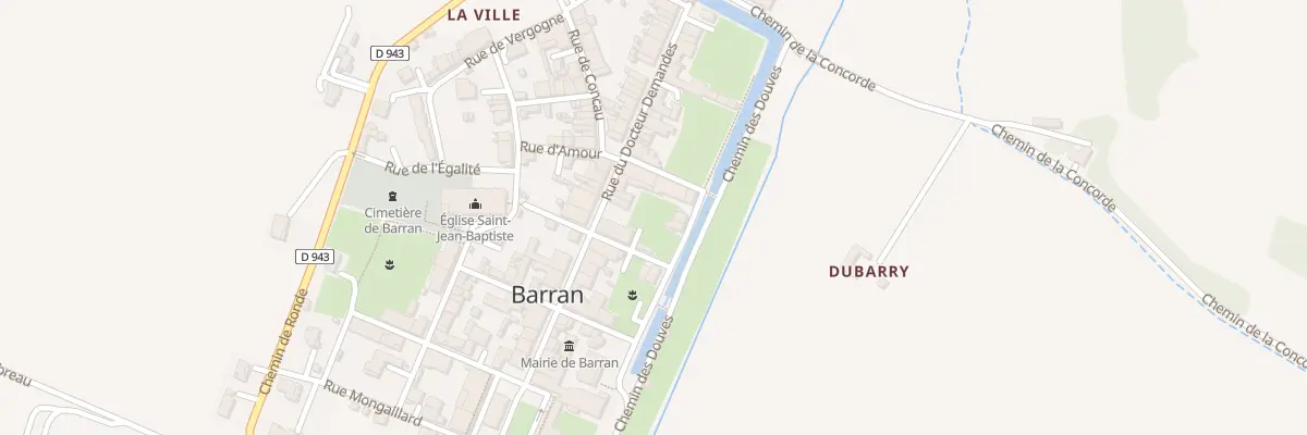 Plan du 29 Rue du Dr G. Demandes à Barran