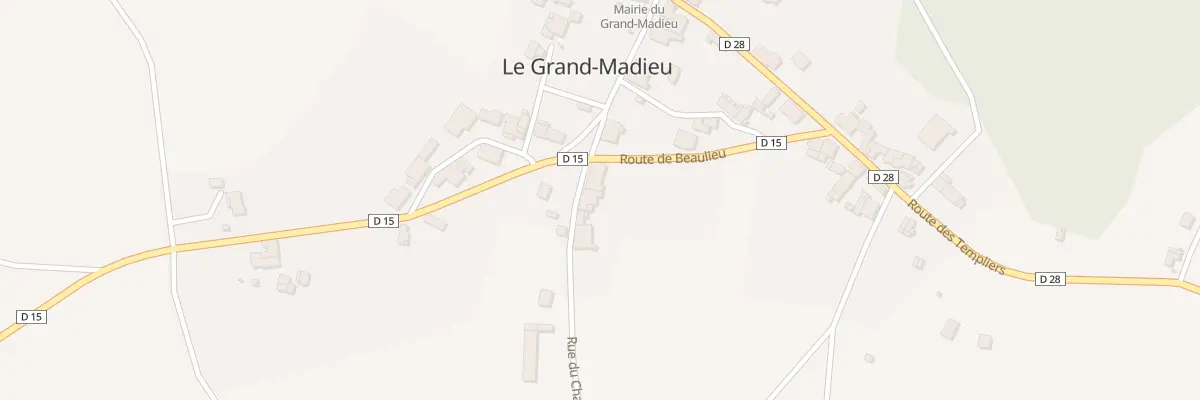 Plan du 3 Rue du Champ de l’Orme au Grand-Madieu