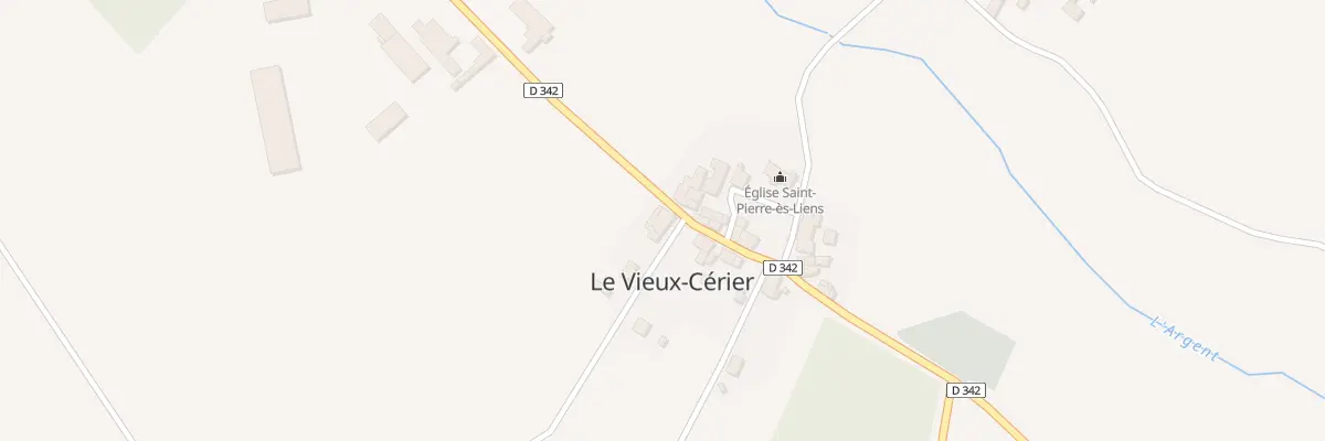 Plan du 5109 Le Bourg au Vieux-Cérier