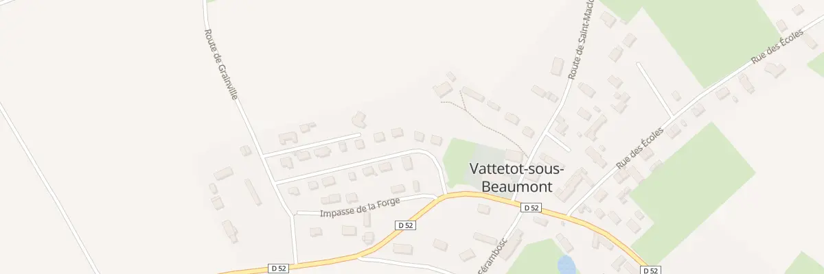 Plan du 8 All de la Plaine à Vattetot-sous-Beaumont