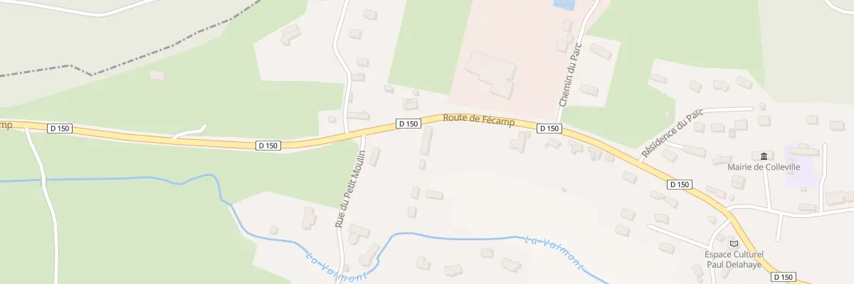 Plan du 377 Rte de Fecamp à Colleville
