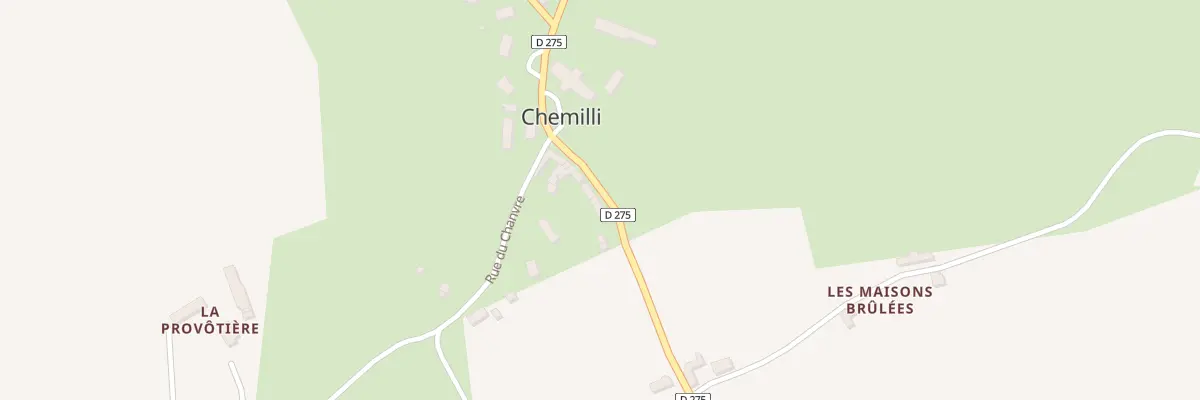 Plan du 67 Le Bourg à Chemilli