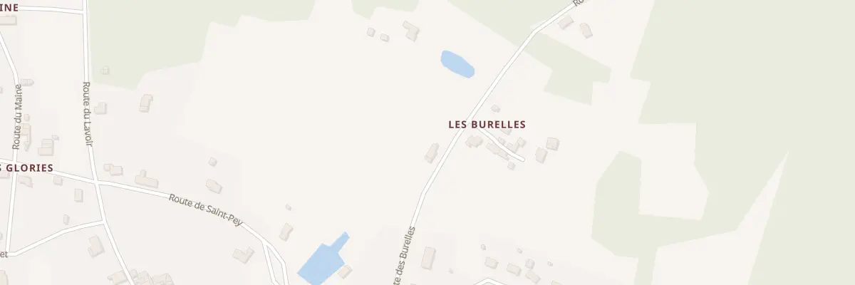 Plan du 1A Rte des Burelles à Douchapt