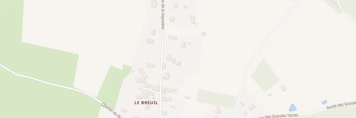 Plan du 833A Le Breuil Est à Neuvic