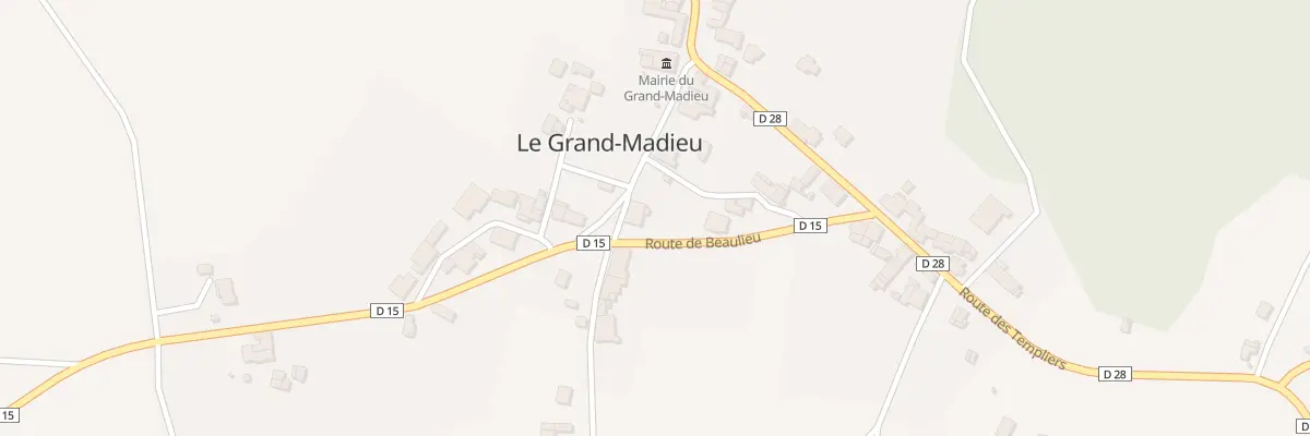 Plan du 7 Rte du Maronnier au Grand-Madieu