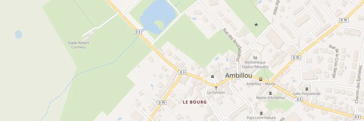 Plan du 99 Le Bourg à Ambillou