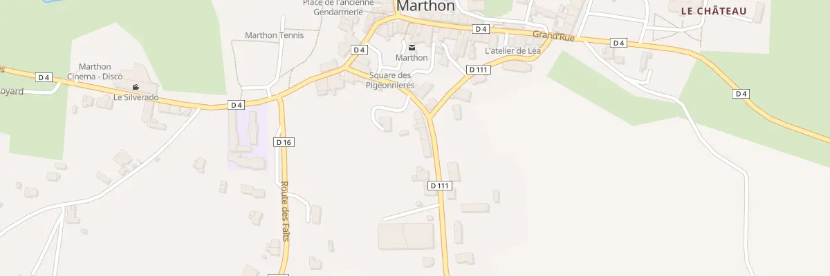 Plan du 140 Rue des Bégauds à Marthon