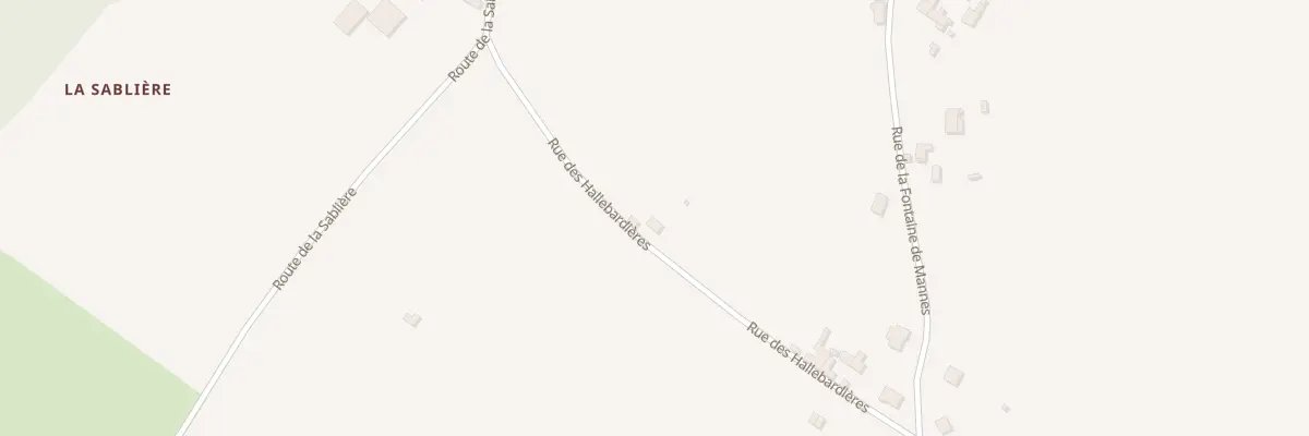Plan du 10 Rue des Hallebardières à Crouzilles
