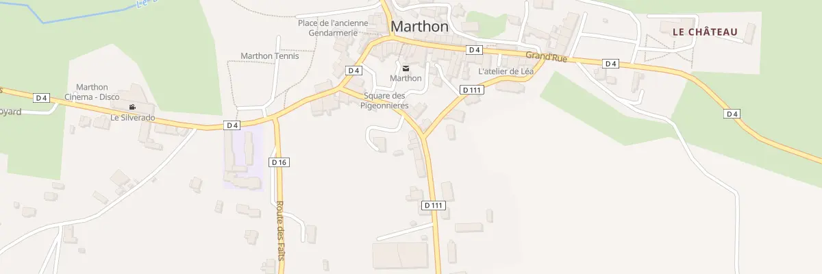 Plan du 44 Rue des Bégauds à Marthon