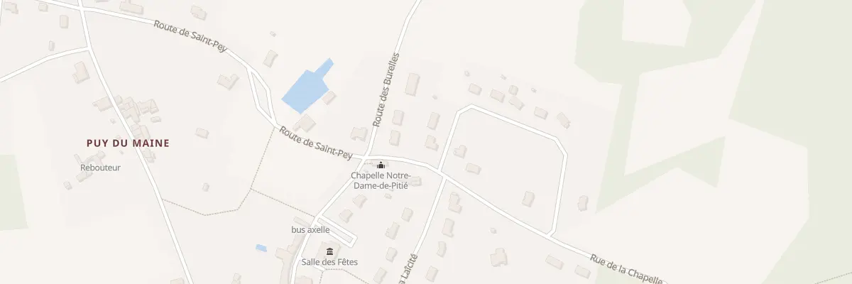 Plan du 1 All de la Charbonnière à Douchapt