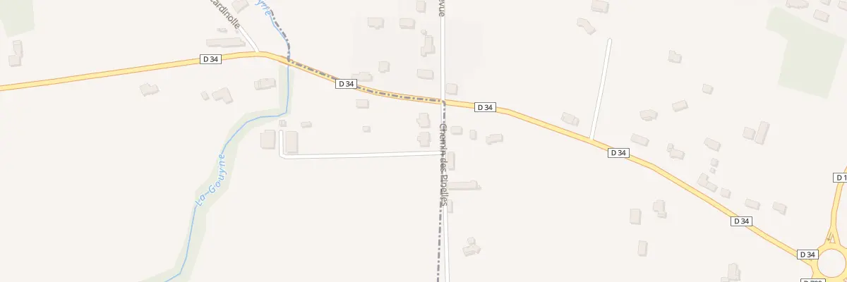 Plan du 254B Rte de Marville à Prigonrieux