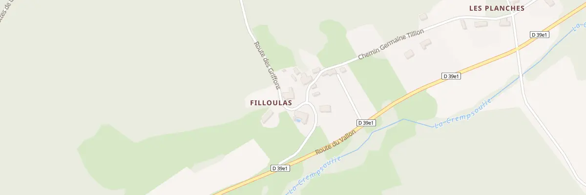 Plan du 258 Filloulas à Sourzac