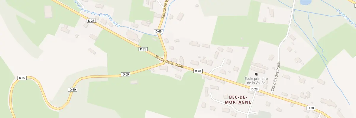 Plan du 31 Rte de la Vallée à Bec-de-Mortagne