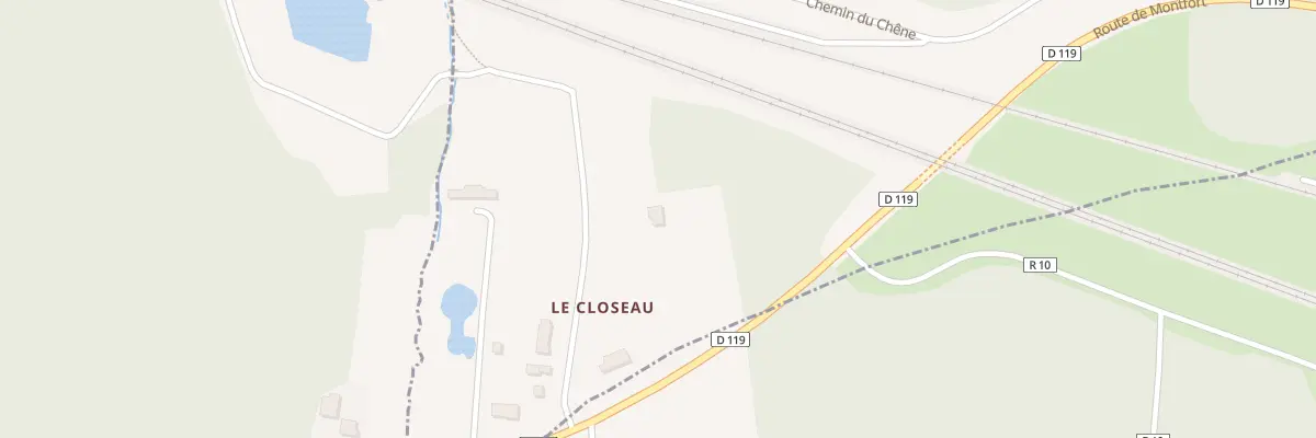 Plan du 126 Che de Barrois à Lombron