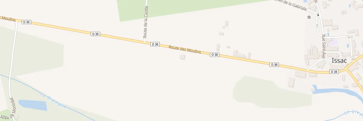 Plan du 2332 Rte des Moulins à Issac