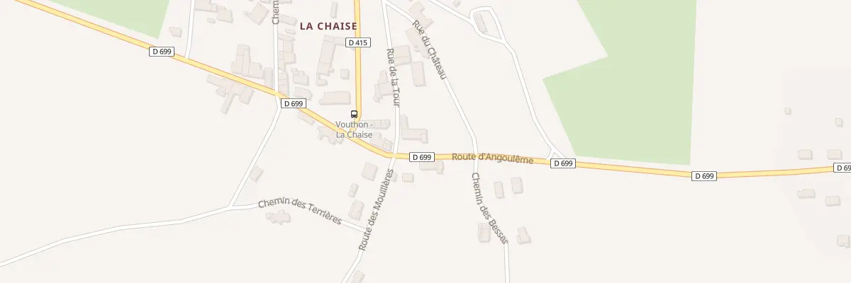Plan du 36 Rte d’Angouleme à Vouthon