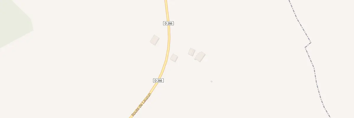 Plan du 2016 Rte de Lauzun à Lavergne