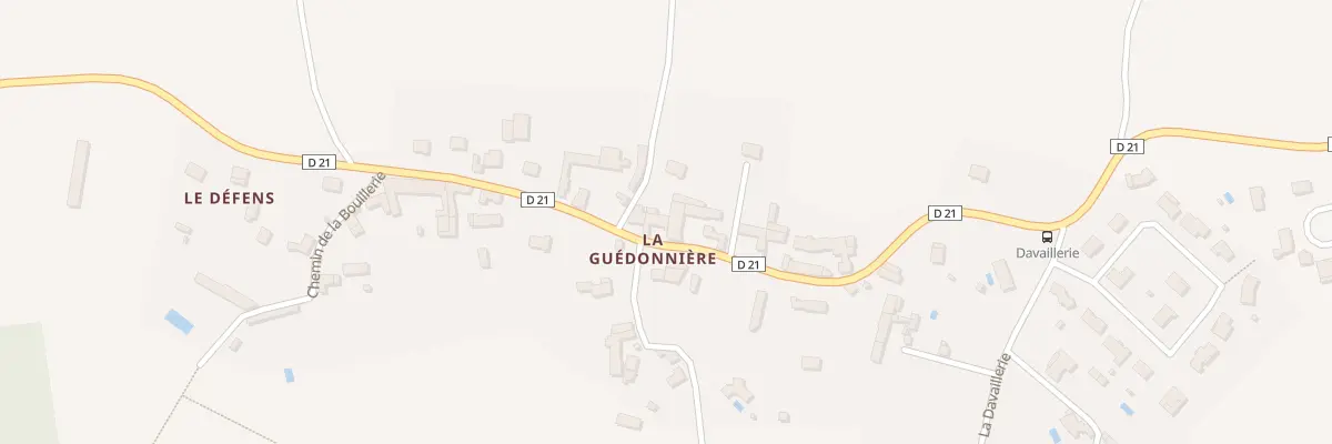 Plan du 15 La Guedonniere à Colombiers