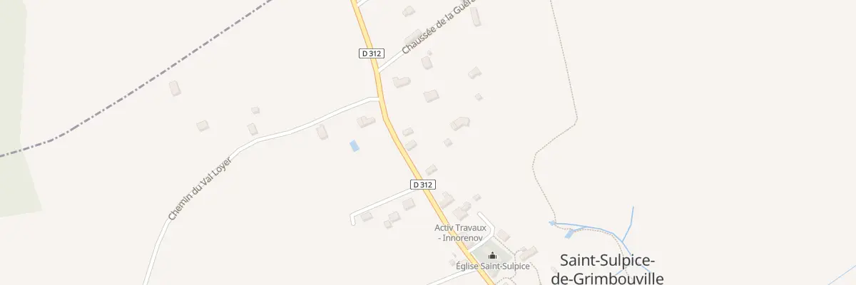 Plan du 240A Rte de l’Estuaire à Saint-Sulpice-de-Grimbouville