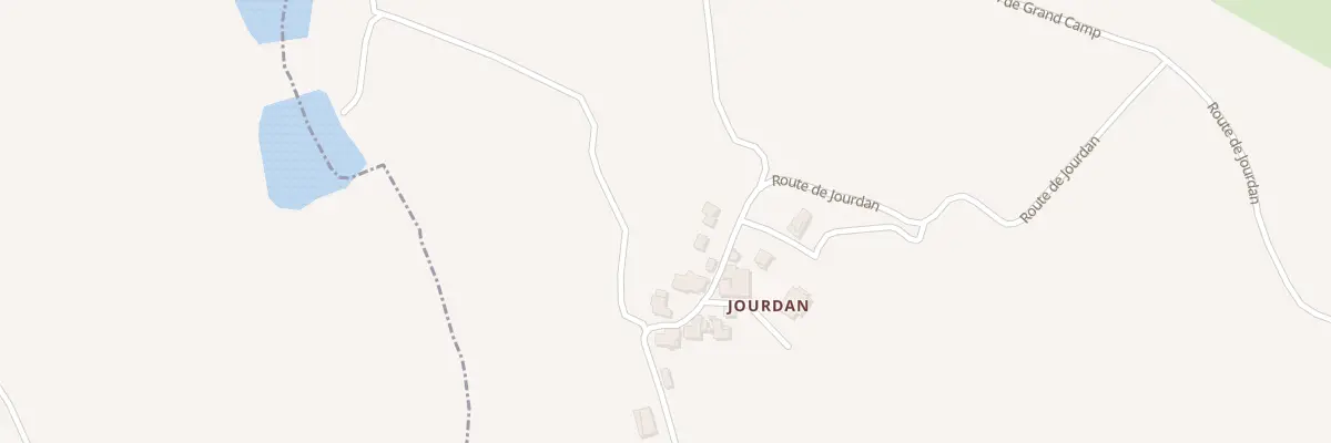 Plan du 5000F Jourdan à Frégimont