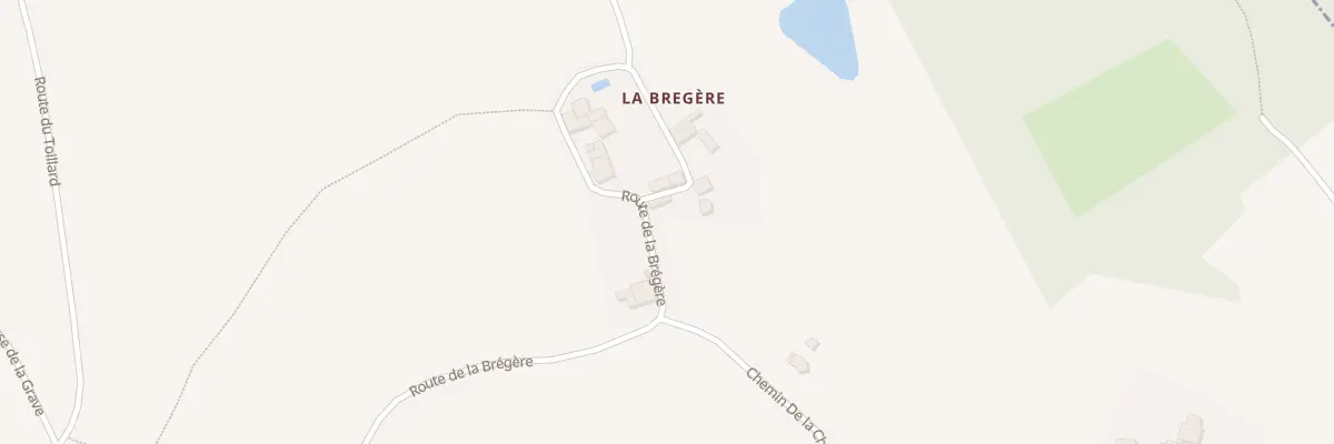 Plan du 9 La Bregere à Saint-Victor