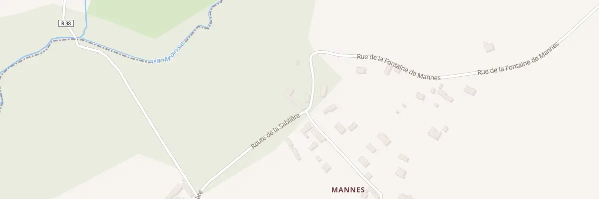 Plan du 21 Rue de la Fontaine des Mannes à Crouzilles