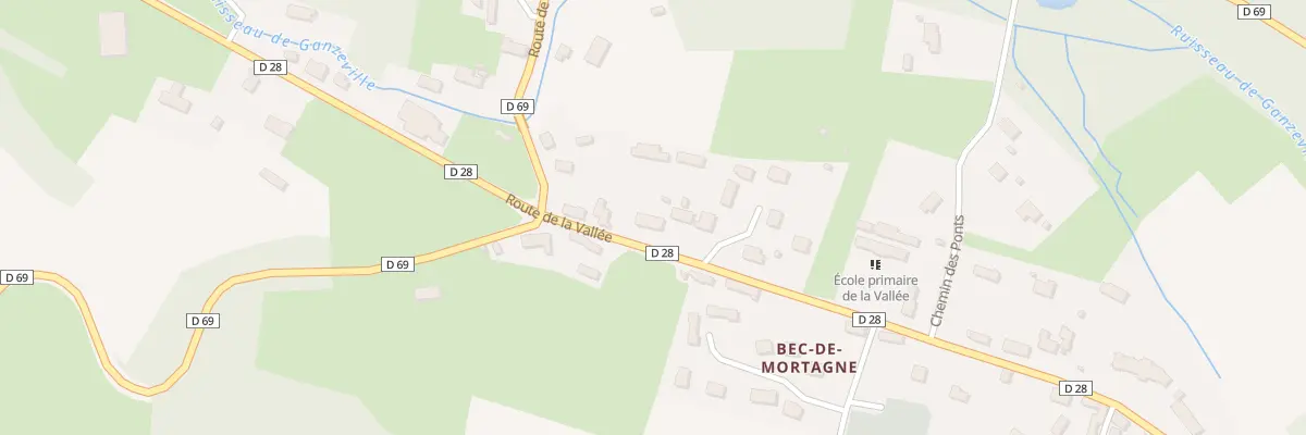 Plan du 37 Rte de la Vallée à Bec-de-Mortagne